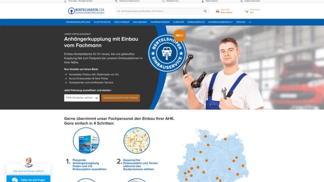 Montage vor Ort