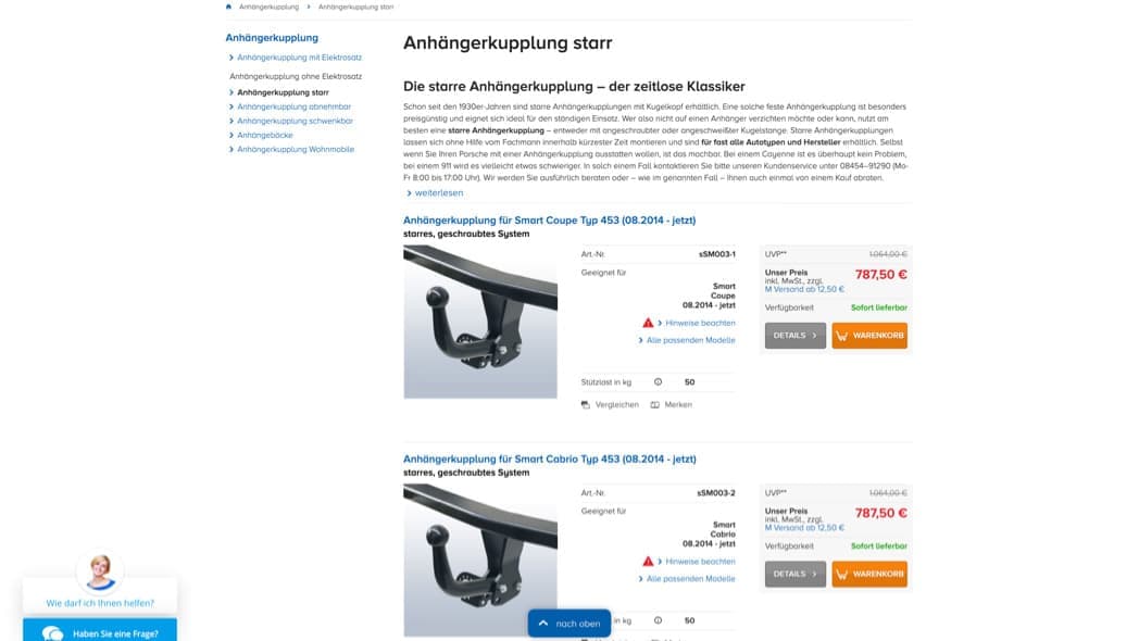 35.000 Produkte reduziert auf 5 passende Lösungen